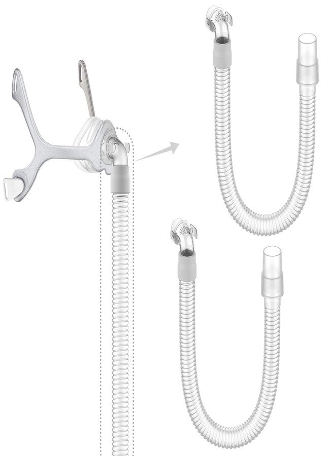 Medihealer 2 Packs Connecting Hose for Wisp, Quick-Release Elbow Swivel Tube Only Compatible with Wisp, Great-Value CPAP Supplies by Medihealer - Image 1